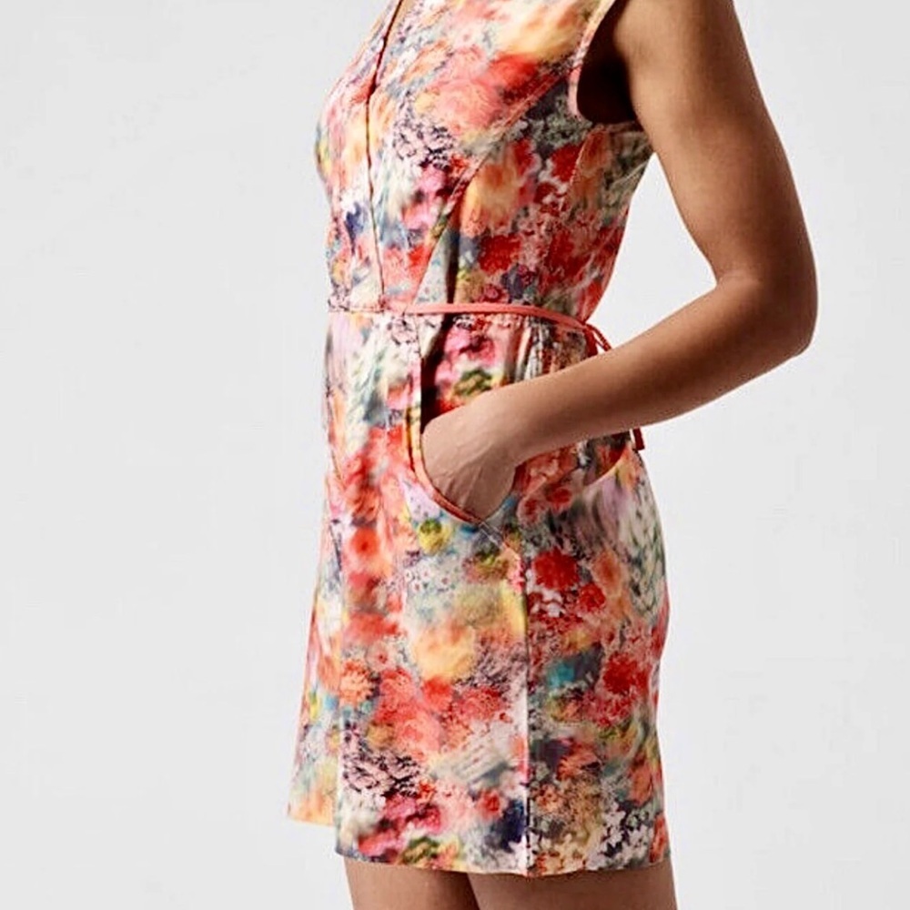 Athleta Marlow Romper is a sleeveless, floral-print playsuit - Picture 2 of 9